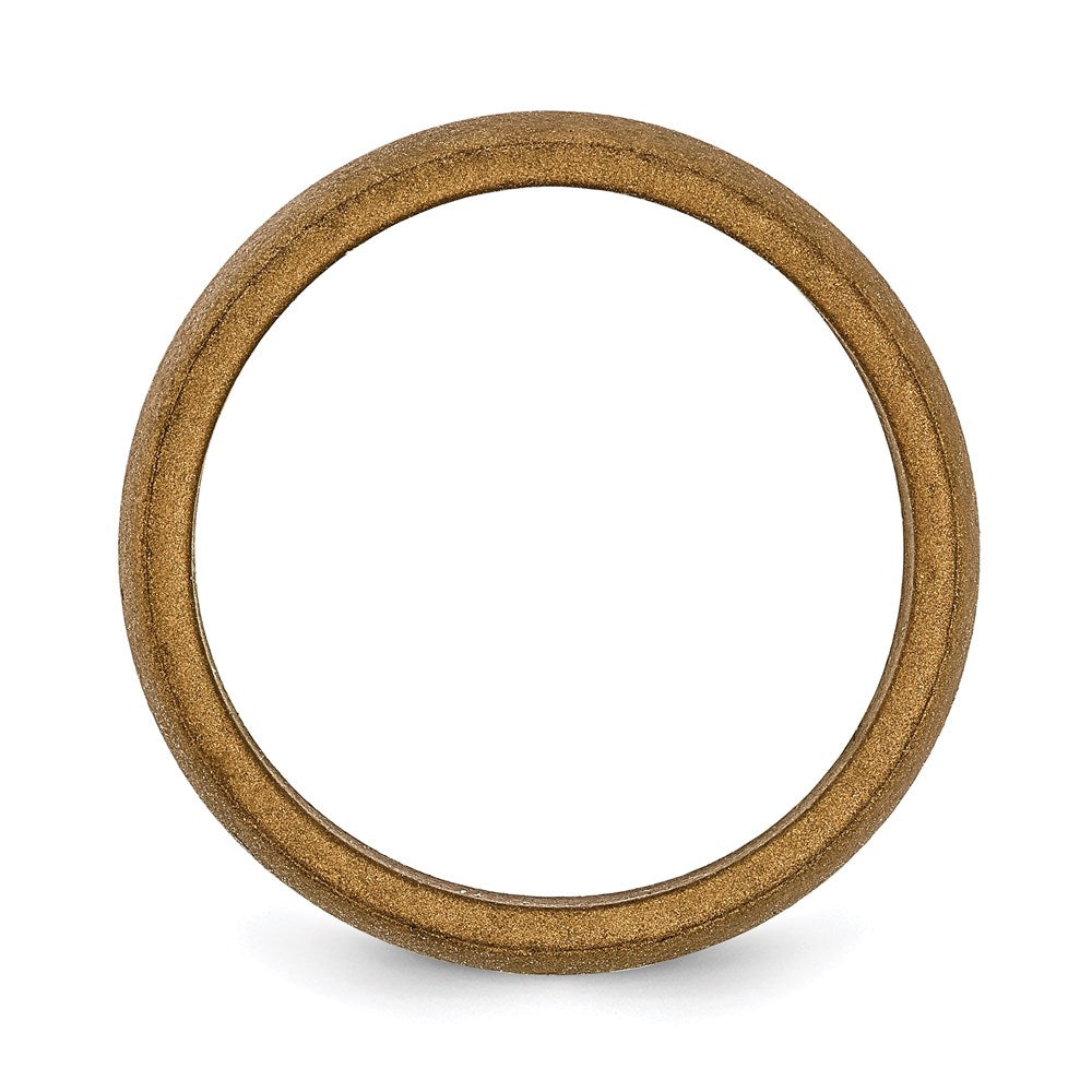 Silicone Bronze Metallic 5.7mm Band
