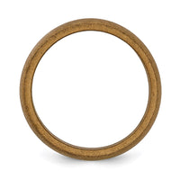 Silicone Bronze Metallic 5.7mm Band