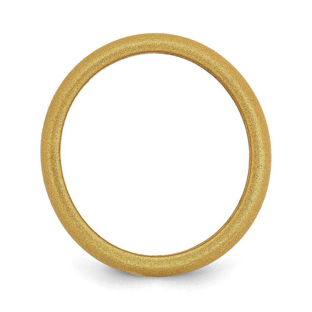 Silicone Gold Metallic 5.7mm Band