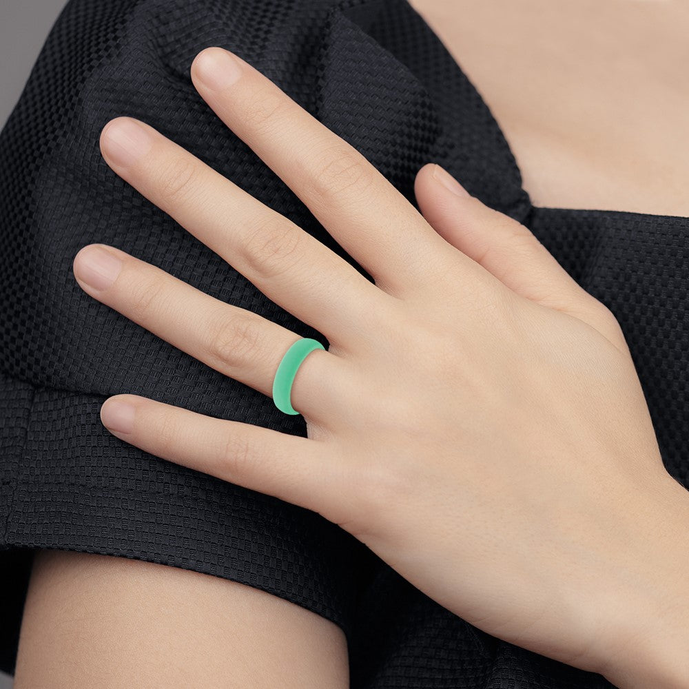 Silicone Mint Green 5.7mm Band