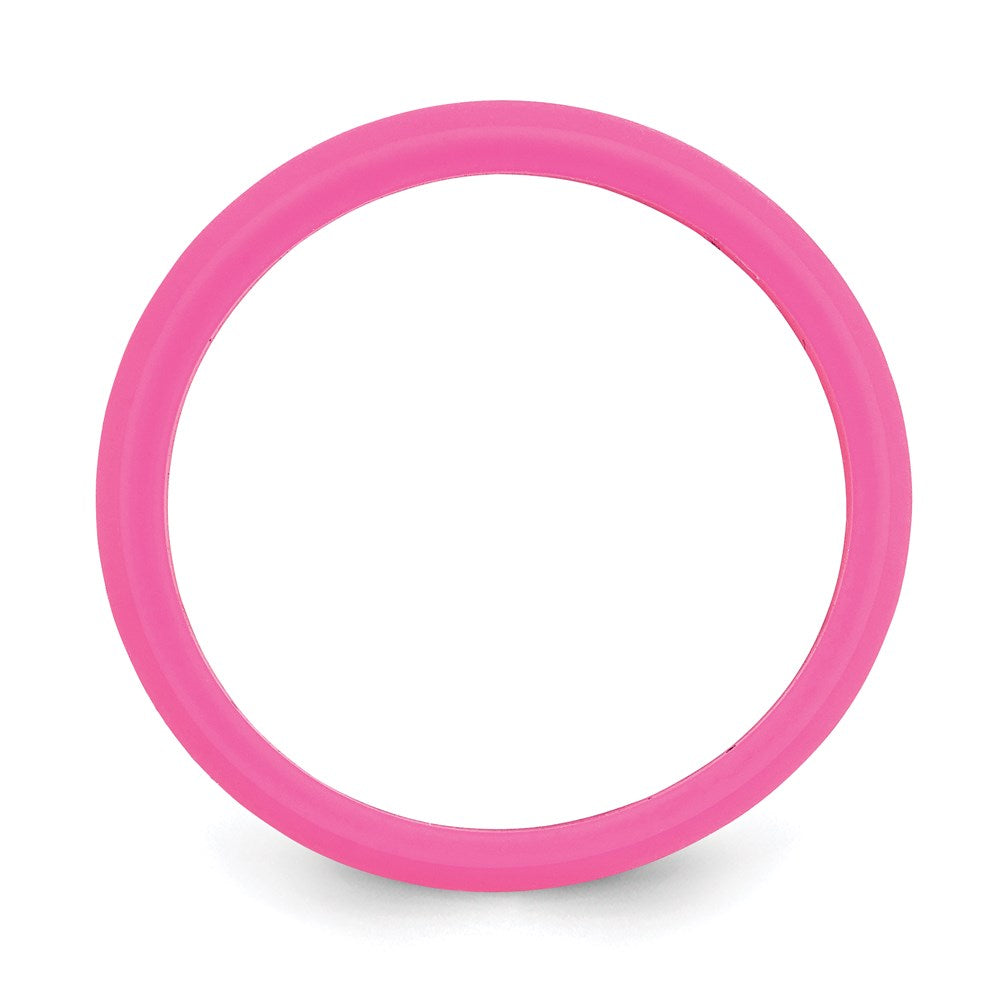 Silicone Hot Pink 5.7mm Band