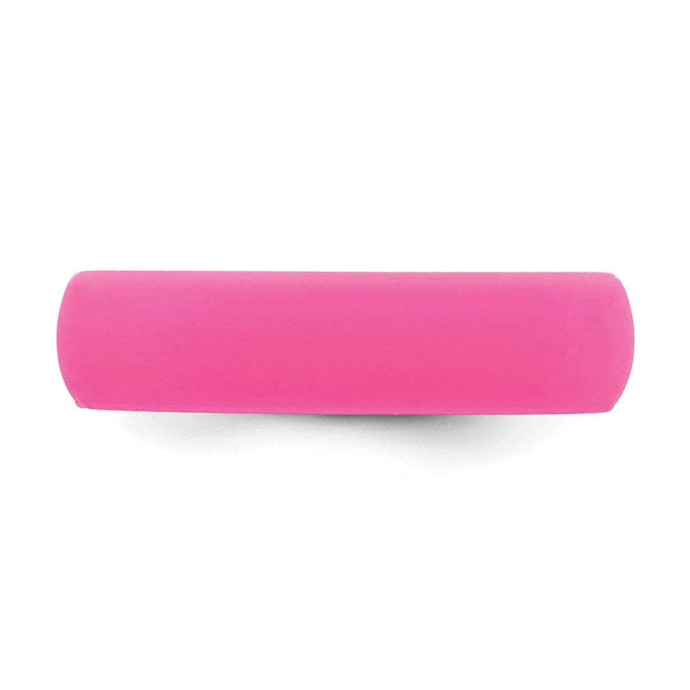Silicone Hot Pink 5.7mm Band