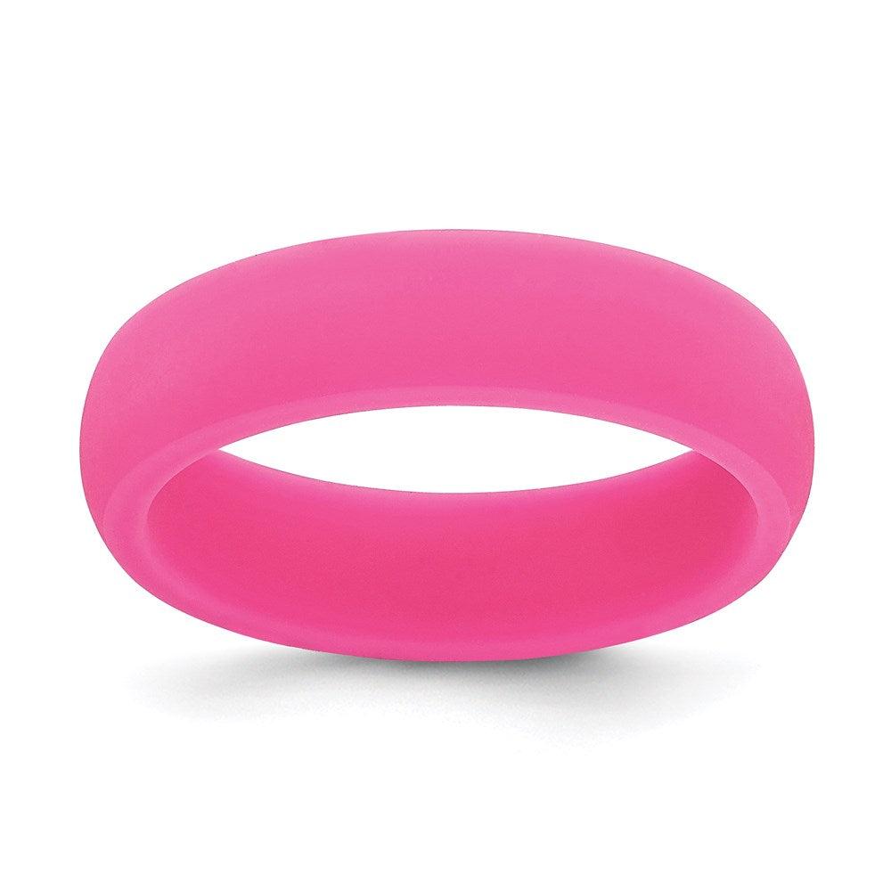 Silicone Hot Pink 5.7mm Band