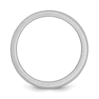 Silicone Silver Metallic 5.7mm Band