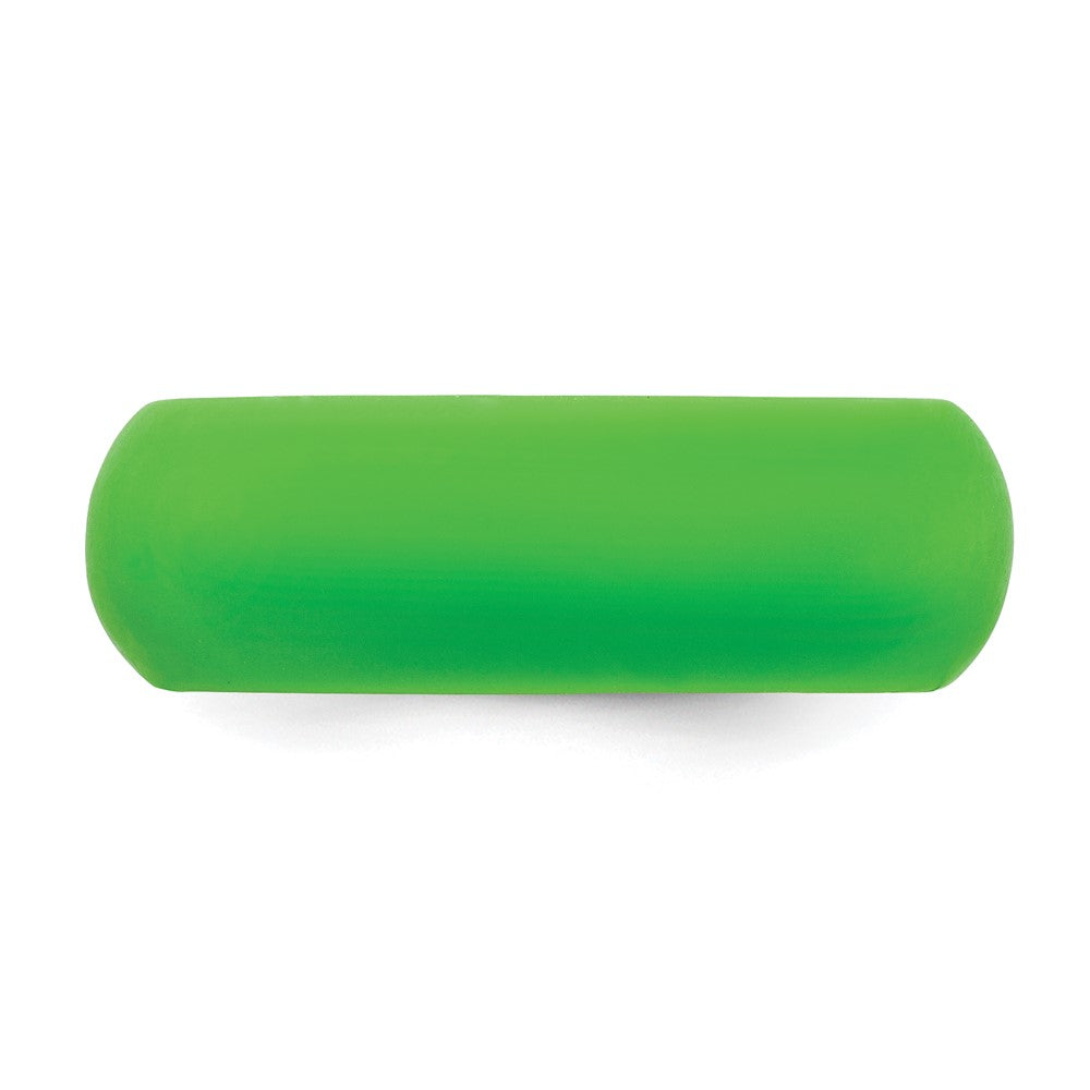 Silicone Green 8mm Domed Band