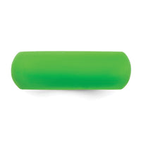 Silicone Green 8mm Domed Band