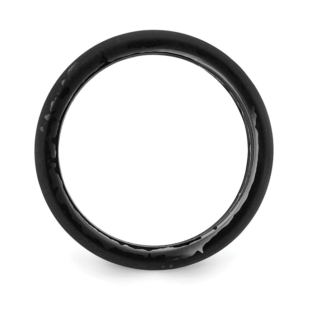 Silicone Black and Grey Camo 8.7mm Domed Band