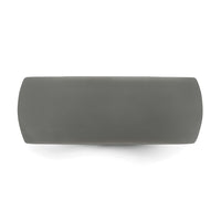 Silicone Dark Grey 8.7mm Domed Band