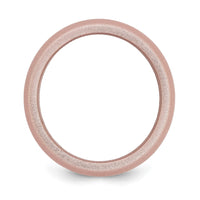 Silicone Pink Metallic 8.7mm Domed Band