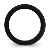 Silicone Black with Grey Line Center 7.5mm Band