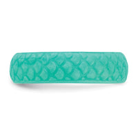 Silicone Sky Blue Mermaid Pattern 5.7mm Band