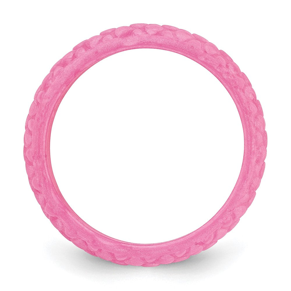 Silicone Pink Mermaid Pattern 5.7mm Band