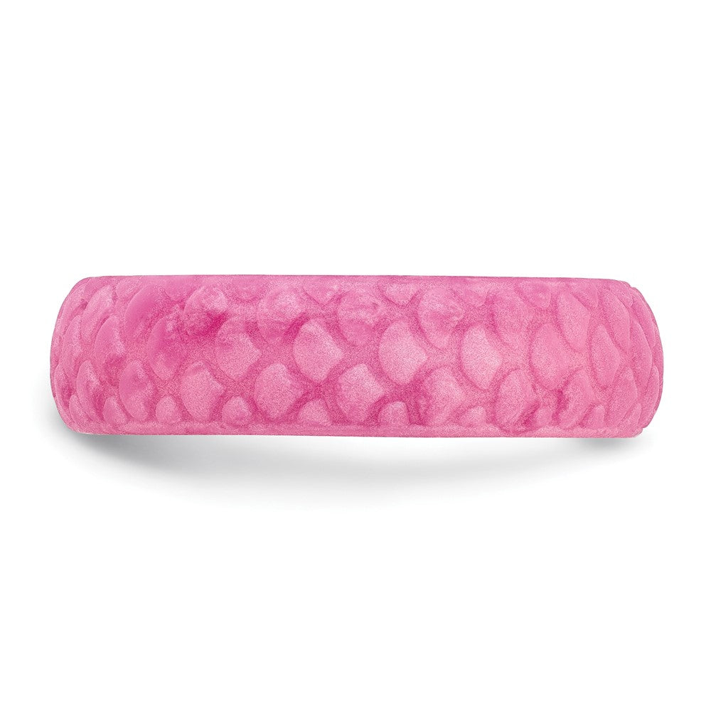 Silicone Pink Mermaid Pattern 5.7mm Band