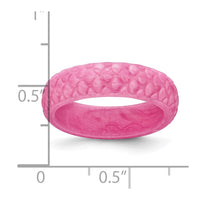 Silicone Pink Mermaid Pattern 5.7mm Band