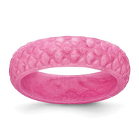 Silicone Pink Mermaid Pattern 5.7mm Band