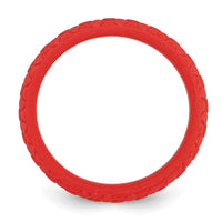 Silicone Red Mermaid Pattern 5.7mm Band
