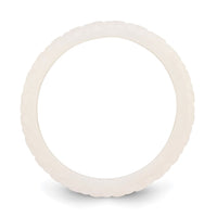 Silicone White Mermaid Pattern 5.7mm Band
