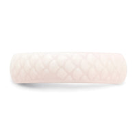 Silicone White Mermaid Pattern 5.7mm Band