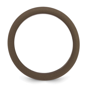 Silicone Bronze Metallic 8mm Band