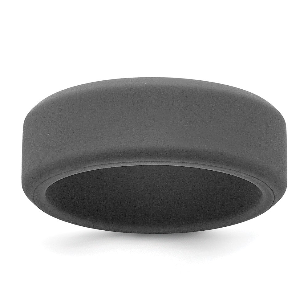 Silicone Dark Gray 8mm Band
