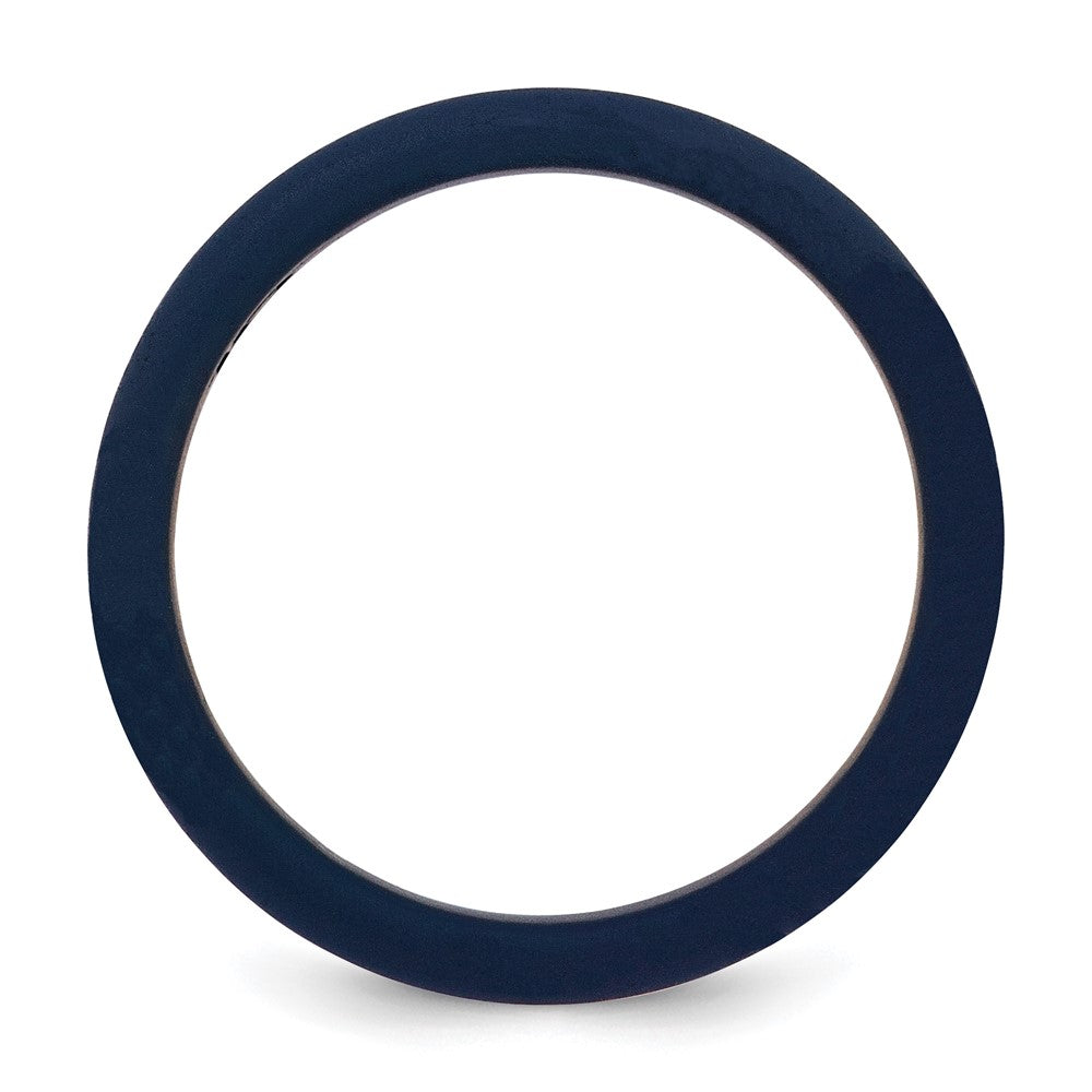 Silicone Navy Blue 8mm Band