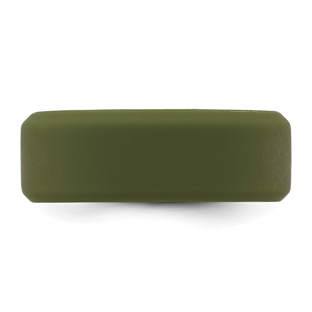 Silicone Olive Green 8mm Band