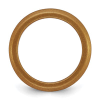 Silicone Metallic Bronze 3mm Band
