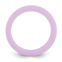 Silicone Purple 3mm Round Band