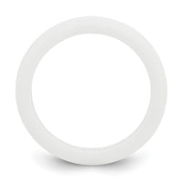 Silicone White 3mm Band