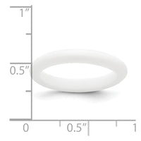 Silicone White 3mm Band