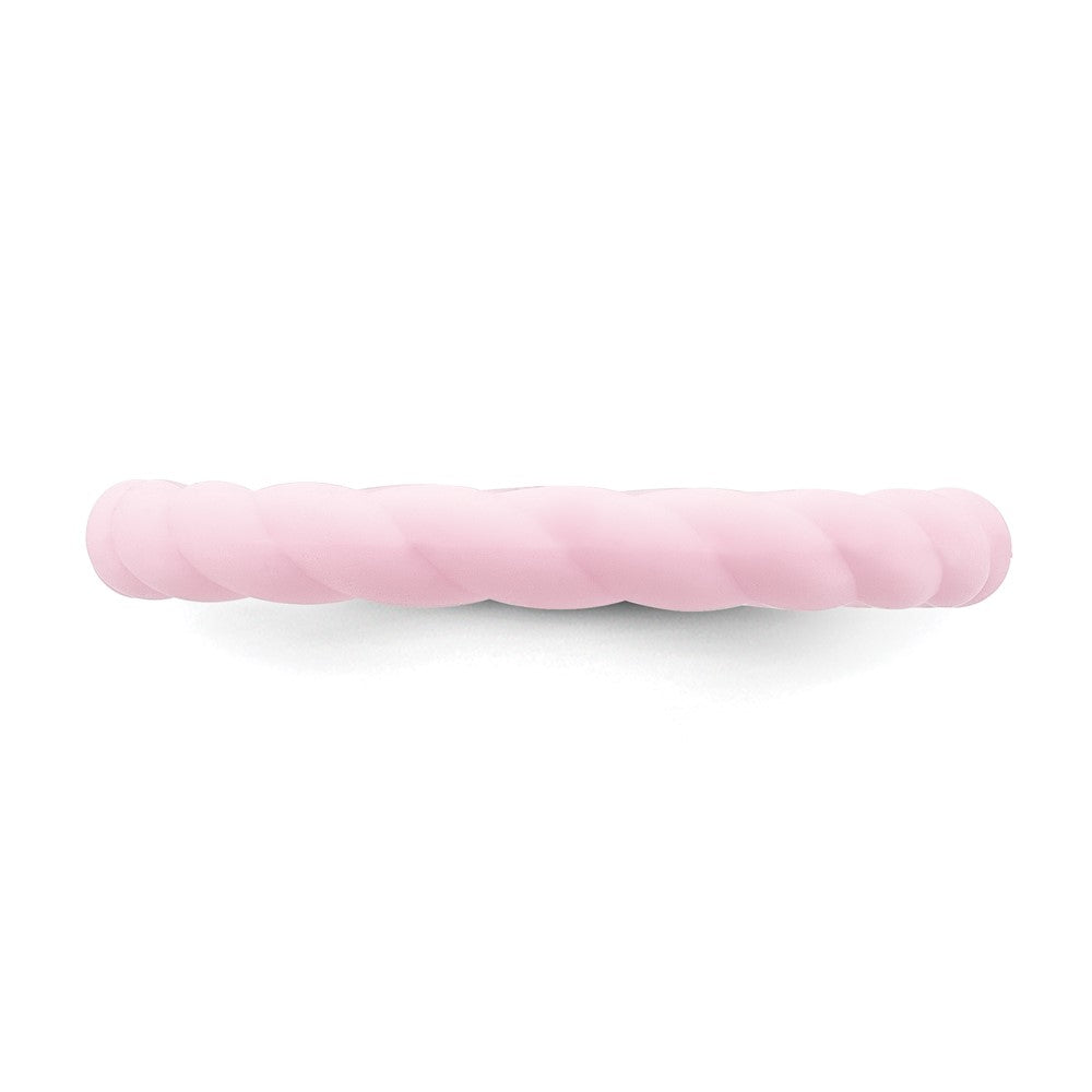 Silicone Lavender 3mm Braided Band