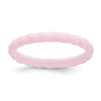 Silicone Lavender 3mm Braided Band