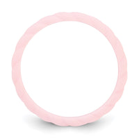 Silicone Pink 3mm Braided Band