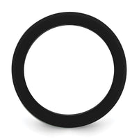 Silicone Black with Removable Grey Center 8mm Band