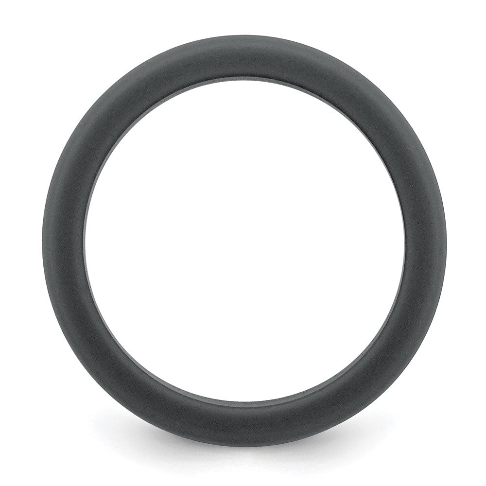 Silicone Grey with Removable Orange Center 8mm Band