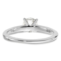 14kw 3/4ct Lab Grown Diamond VS/SI+ G+ Round Comp Solitaire Eng Ring