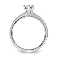 14kw 1ct Cert Lab Grown Diamond VS+ F+ Marquise Solitaire Comp Eng Ring