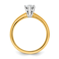14ktt 1ct Lab Grown Diamond VS+ F+ Marquise Solitaire Comp Eng Ring