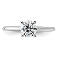 14kw 1ct Cert Lab Grown Diamond VS/SI+ G+ Round Comp Solitaire Eng Ring