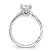 14kw 1 1/2ct Lab Grown Diamond VS/SI+ G+ Round Comp Solitaire Eng Ring