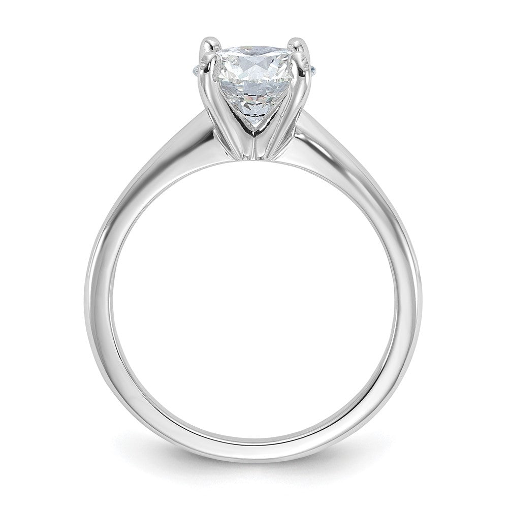 14kw 1 1/2ct Lab Grown Diamond VS+ F+ Round Comp Solitaire Eng Ring