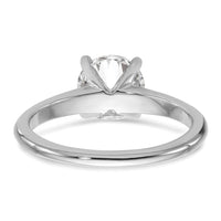 14kw 1 1/2ct Cert Lab Grown Diamond VS+ F+ Round Comp Solitaire Eng Ring