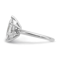 14kw 2ct Cert Lab Grown Diamond VS+ F+ Marquise Solitaire Comp Eng Ring
