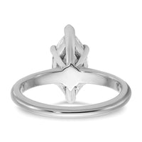14kw 2ct Cert Lab Grown Diamond VS+ F+ Marquise Solitaire Comp Eng Ring