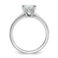 14kw 2ct Cert Lab Grown Diamond VS+ F+ Oval Comp Solitaire Eng Ring