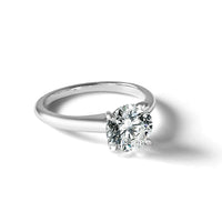 14kw 2ct Lab Grown Diamond VS/SI+ G+ Round Comp Solitaire Eng Ring