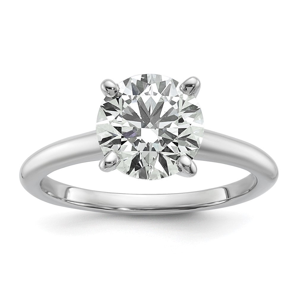 14kw 2ct Lab Grown Diamond VS/SI+ G+ Round Comp Solitaire Eng Ring