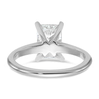 14kw 2ct Cert Lab Grown Dia VS/SI+ G+ Radiant Solitaire Comp Eng Ring