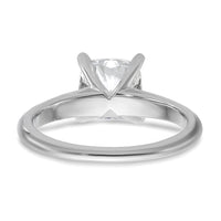 14kw 2 1/4ct Lab Grown Diamond VS/SI+ G+ Cushion Comp Solitaire Eng Ring