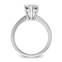 14kw 2 1/2ct Cert Lab Grown Dia VS/SI+ G+ Marquise Solitaire Comp Eng Ring